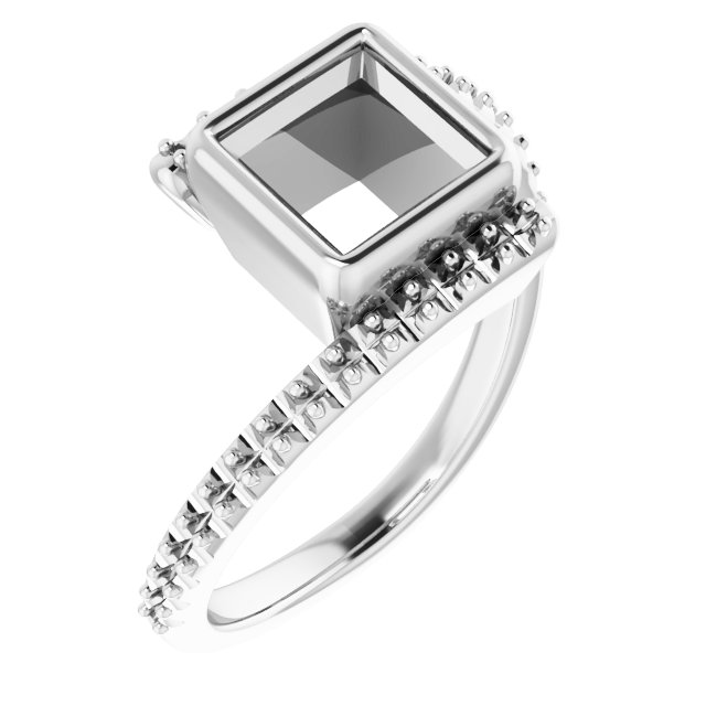 Bezel-Set Accented Ring