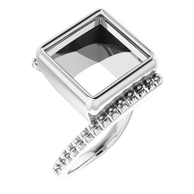 Bezel-Set Accented Ring