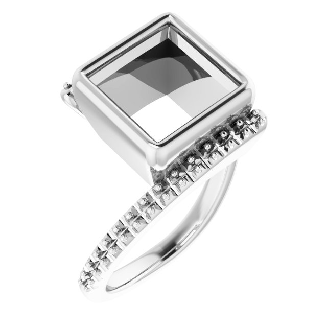 Bezel-Set Accented Ring