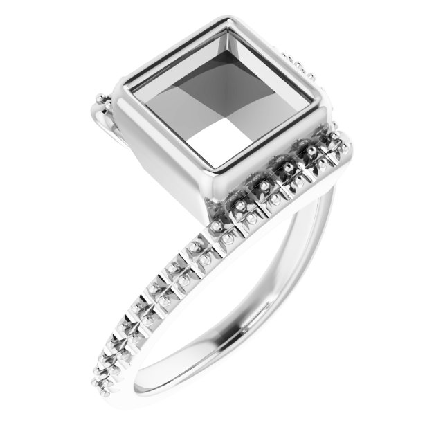 Bezel-Set Accented Ring