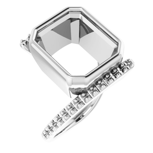 Bezel-Set Accented Ring