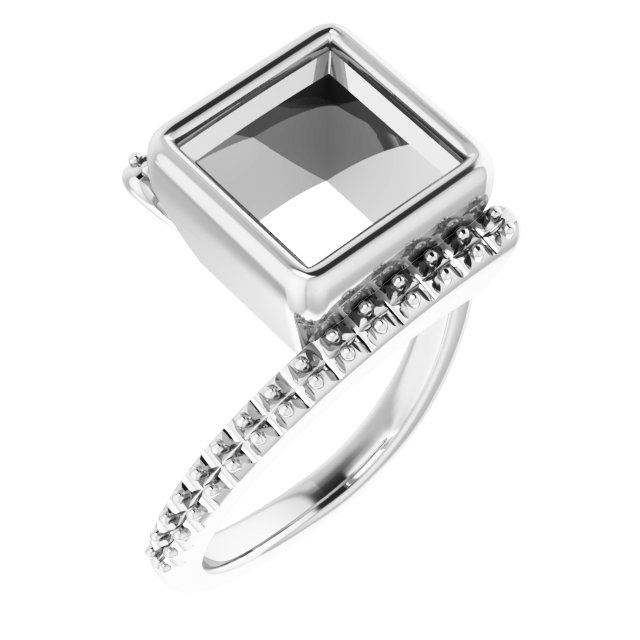 Bezel-Set Accented Ring