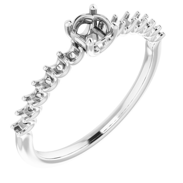 Accented Engagement Ring