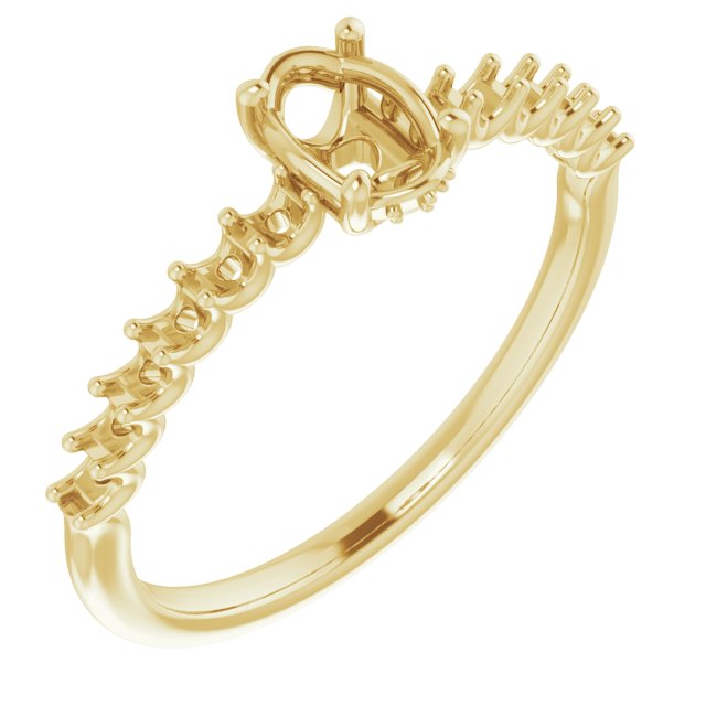 Accented Engagement Ring
