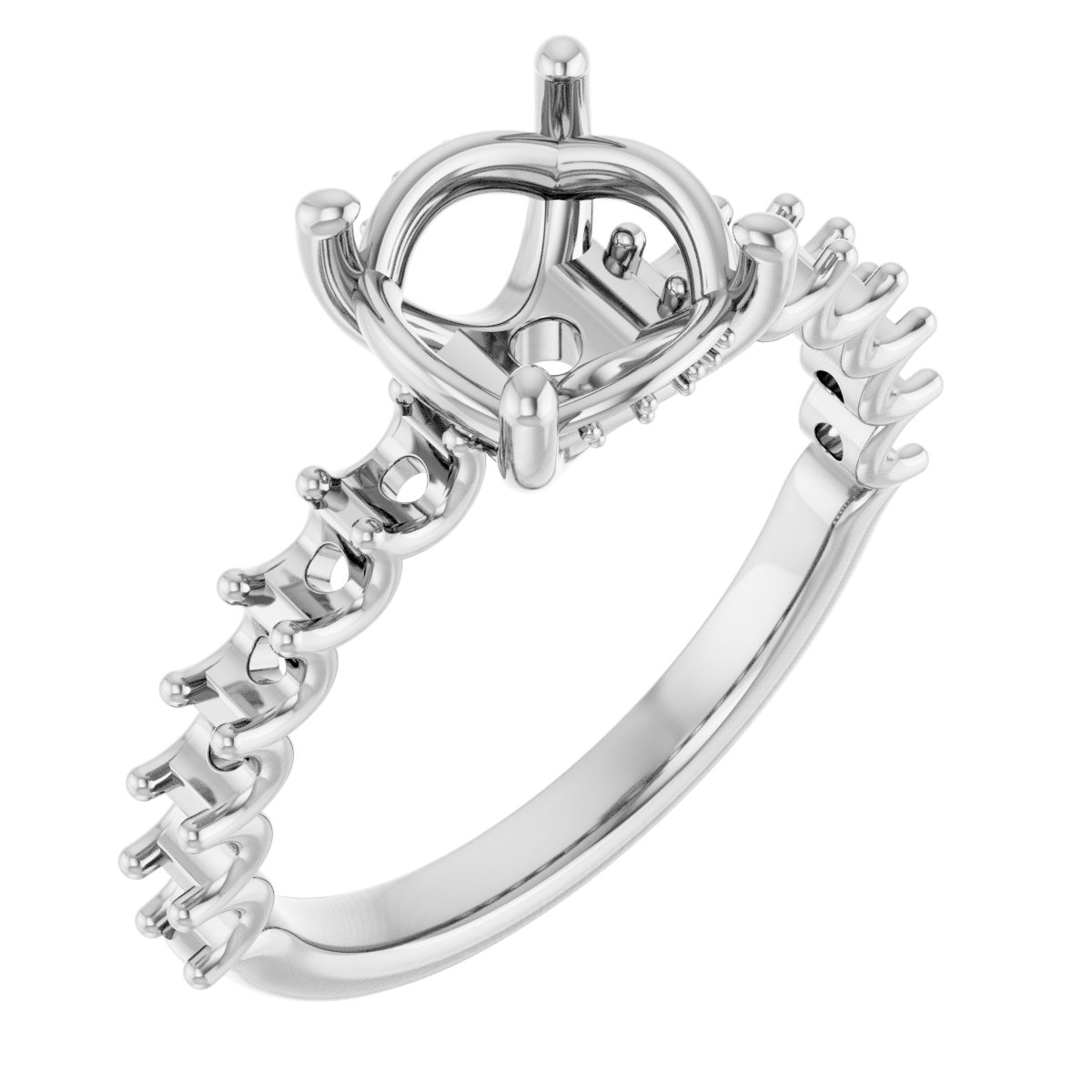 Accented Engagement Ring