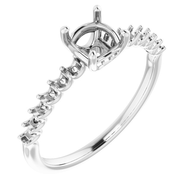 Accented Engagement Ring