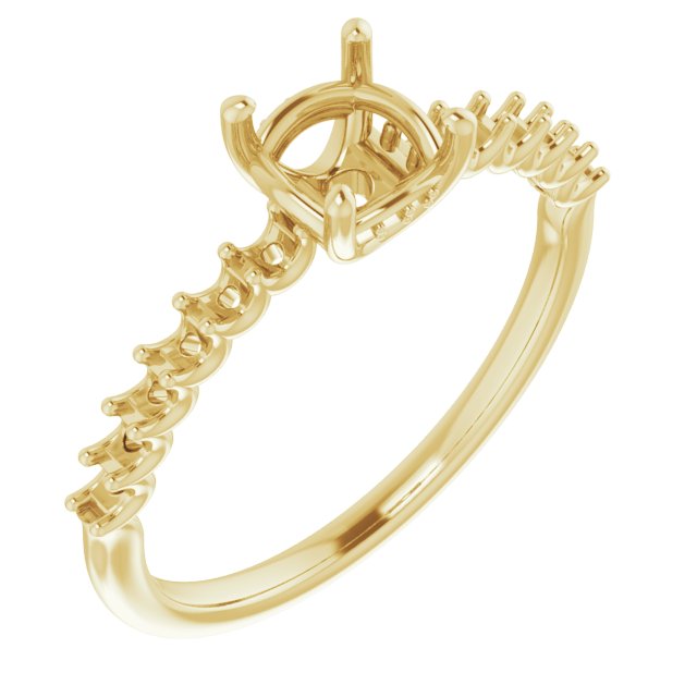 Accented Engagement Ring