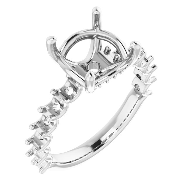 Accented Engagement Ring