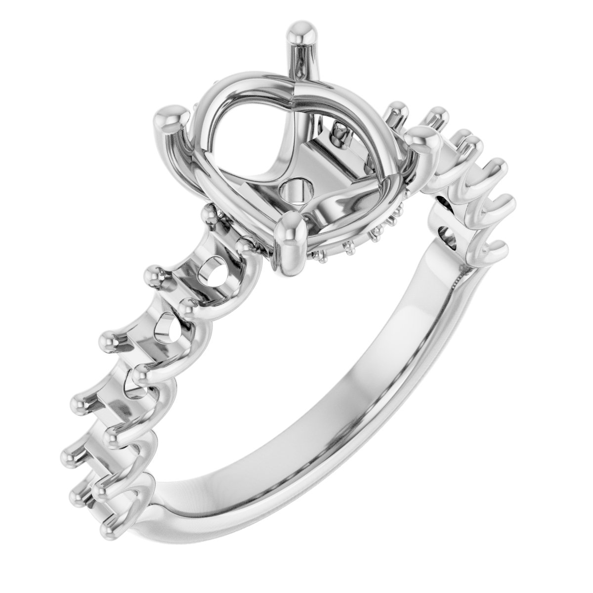 Accented Engagement Ring