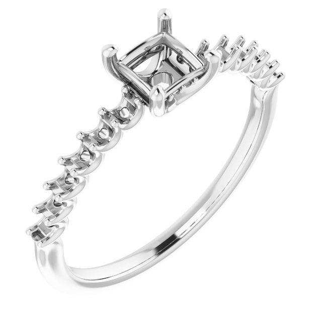 Accented Engagement Ring