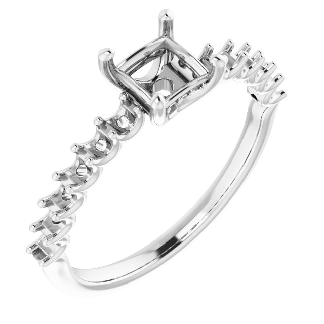 Accented Engagement Ring