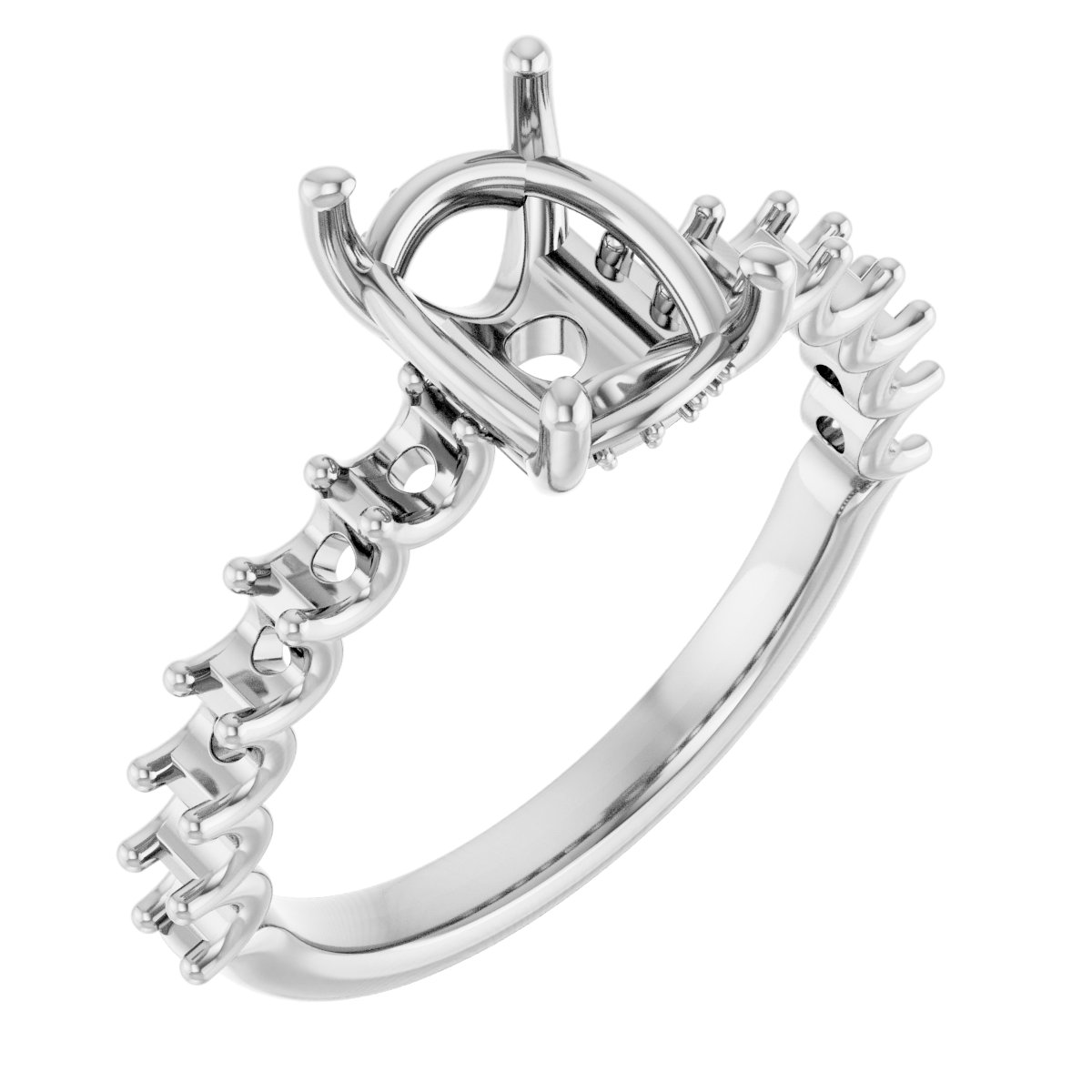 Accented Engagement Ring