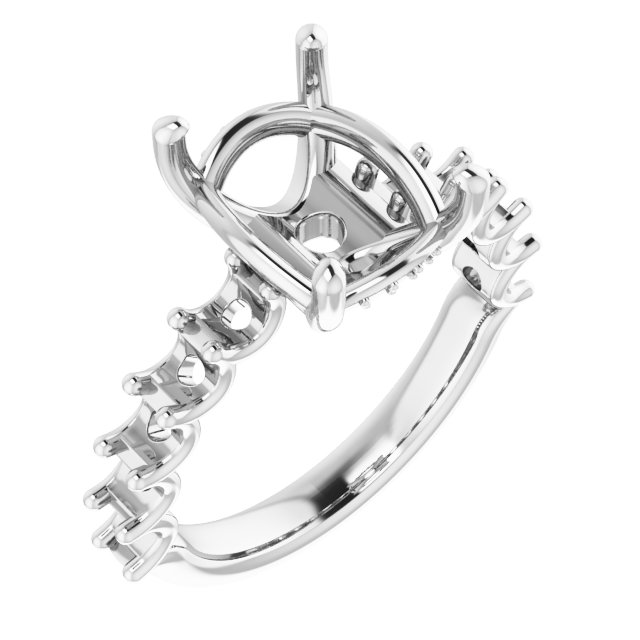 Accented Engagement Ring