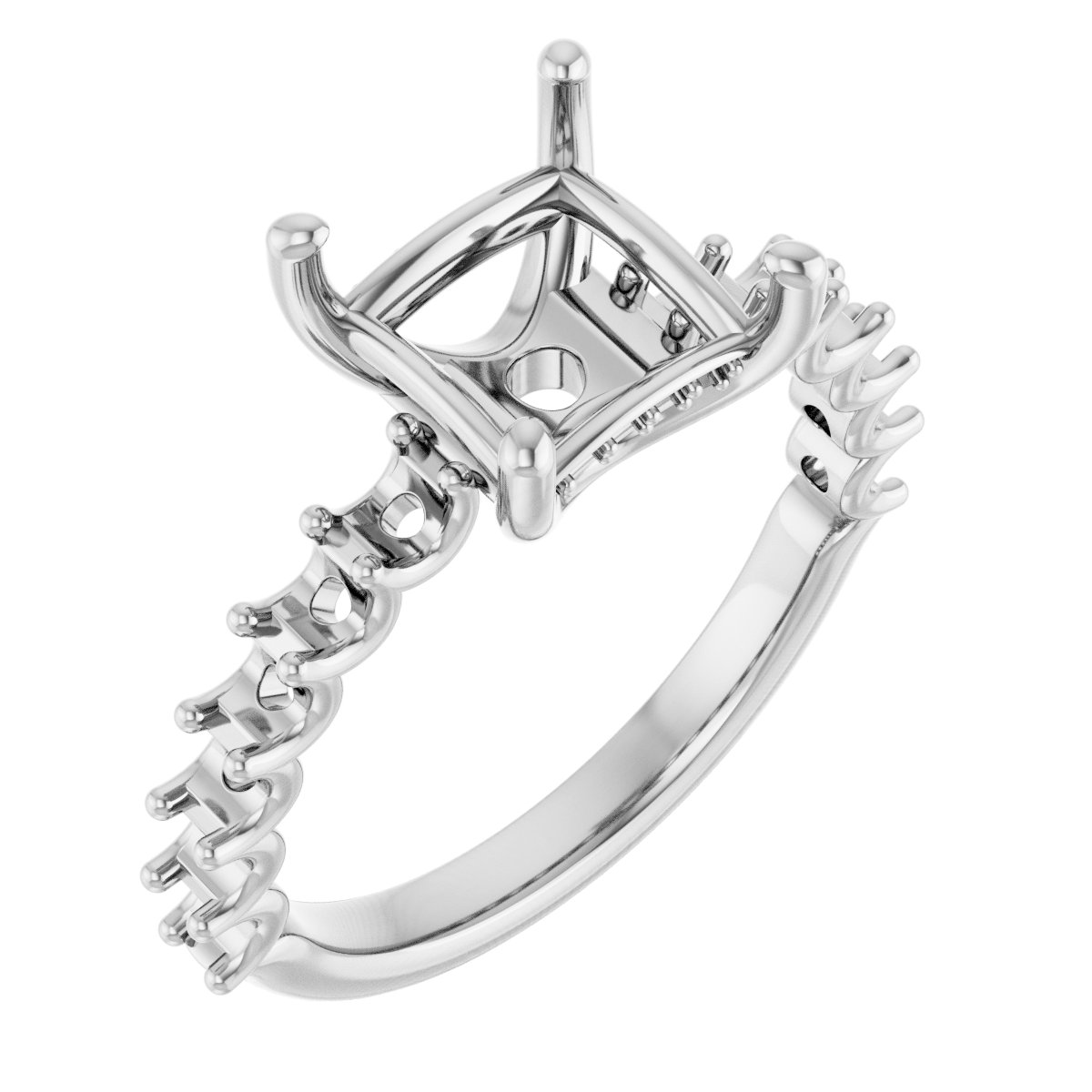 Accented Engagement Ring