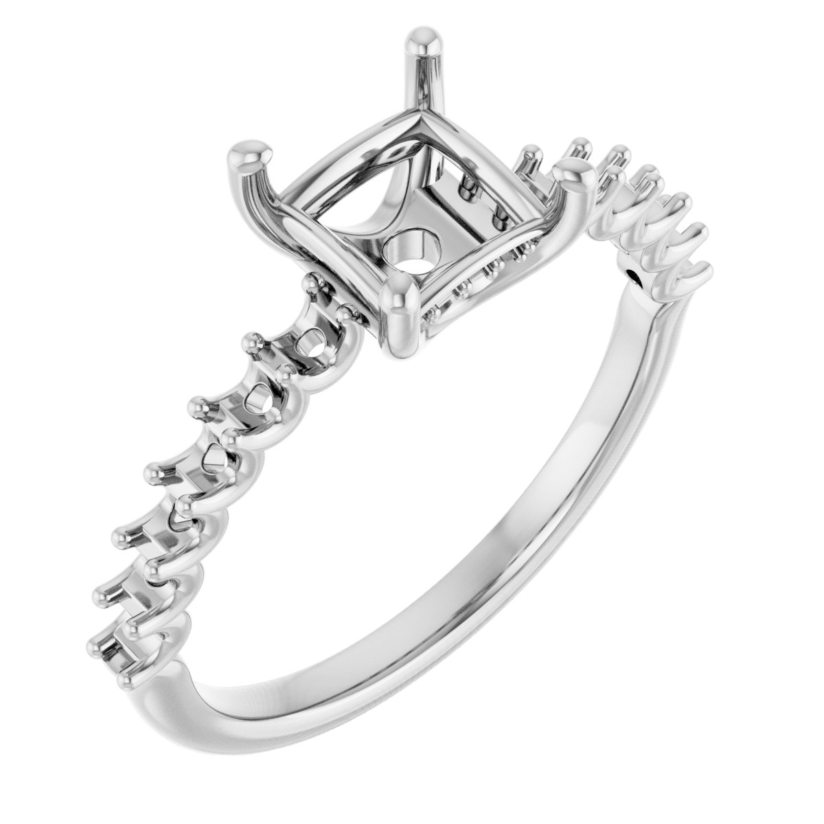 Accented Engagement Ring