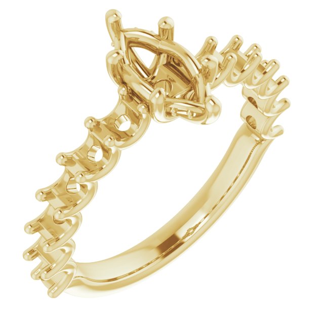 Accented Engagement Ring