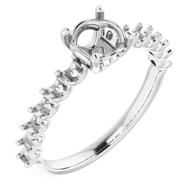 Accented Engagement Ring