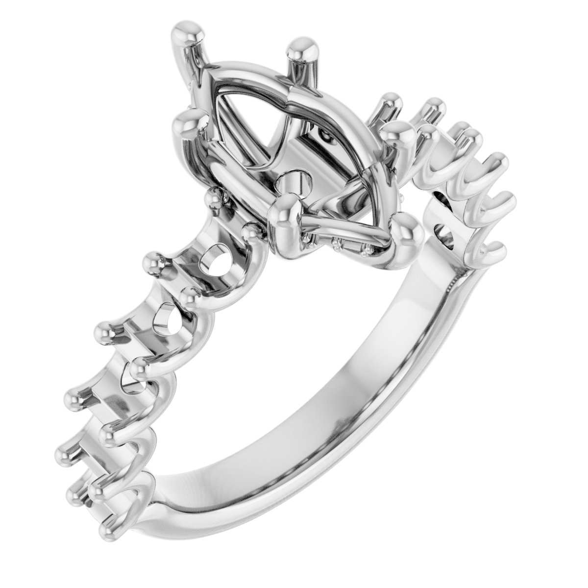 Accented Engagement Ring