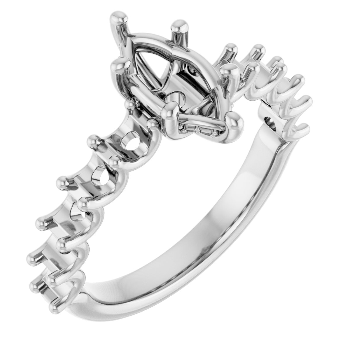 Accented Engagement Ring