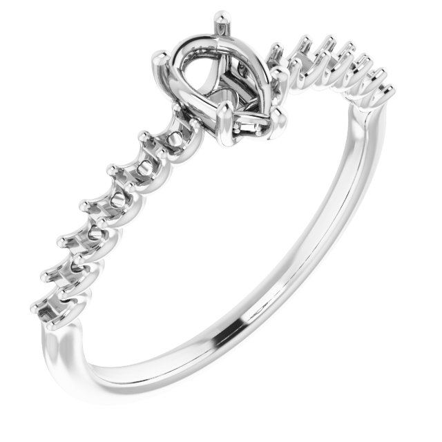 Accented Engagement Ring