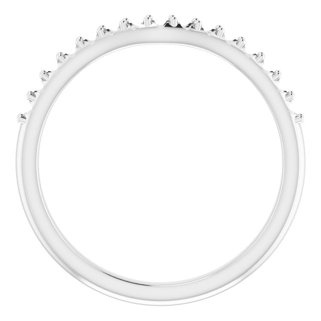 Band Mounting for 10x7 mm Pear Ring view 2