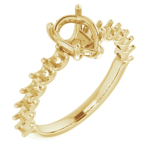 Accented Engagement Ring