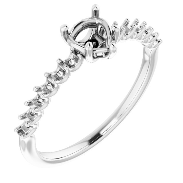 Accented Engagement Ring