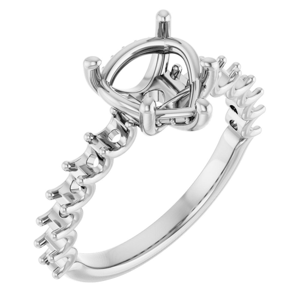 Accented Engagement Ring