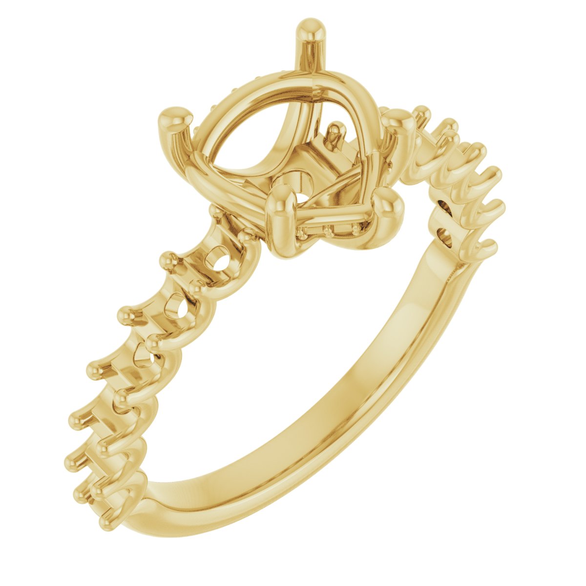 Accented Engagement Ring
