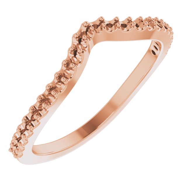 Accented Negative Space Engagement Ring or Band