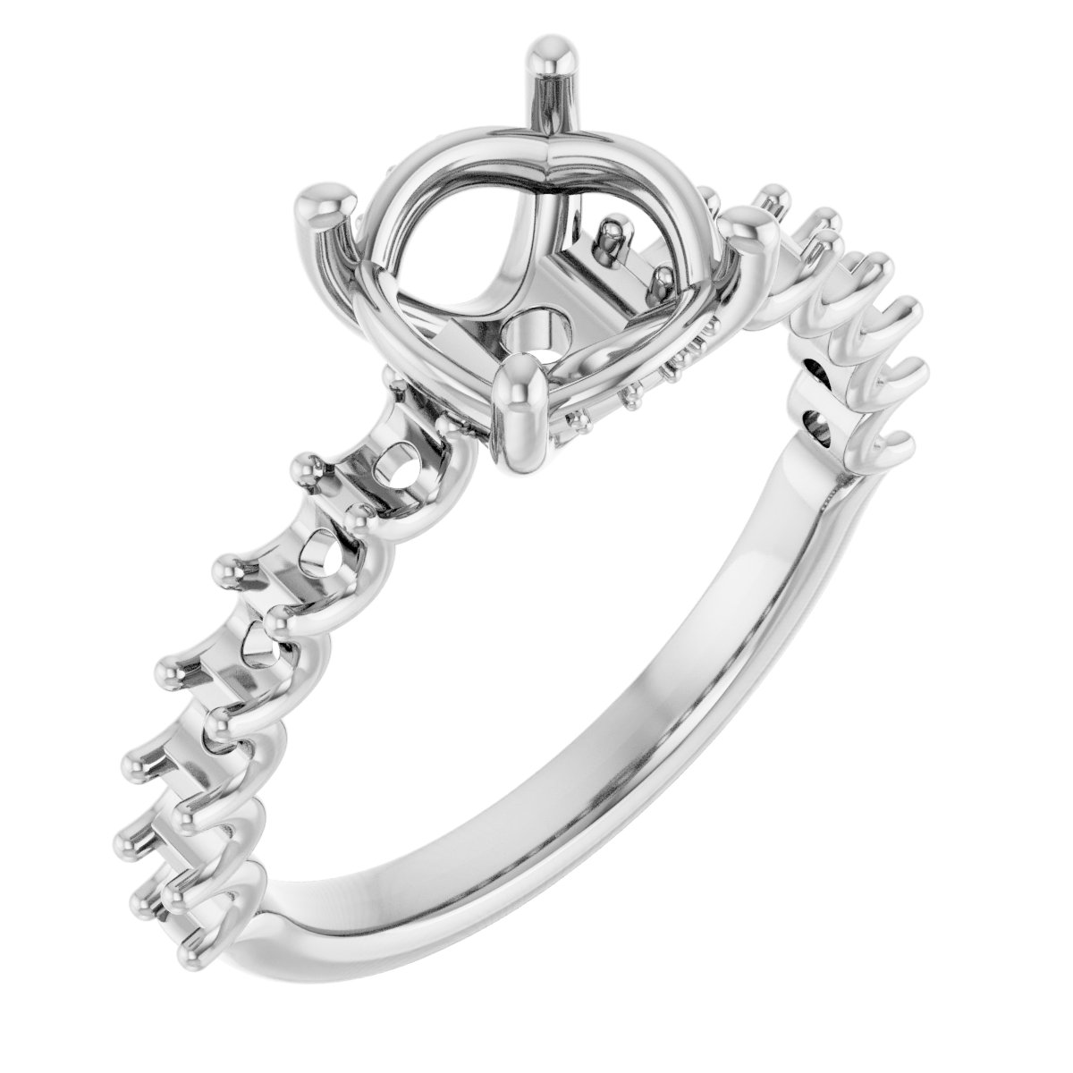Accented Engagement Ring