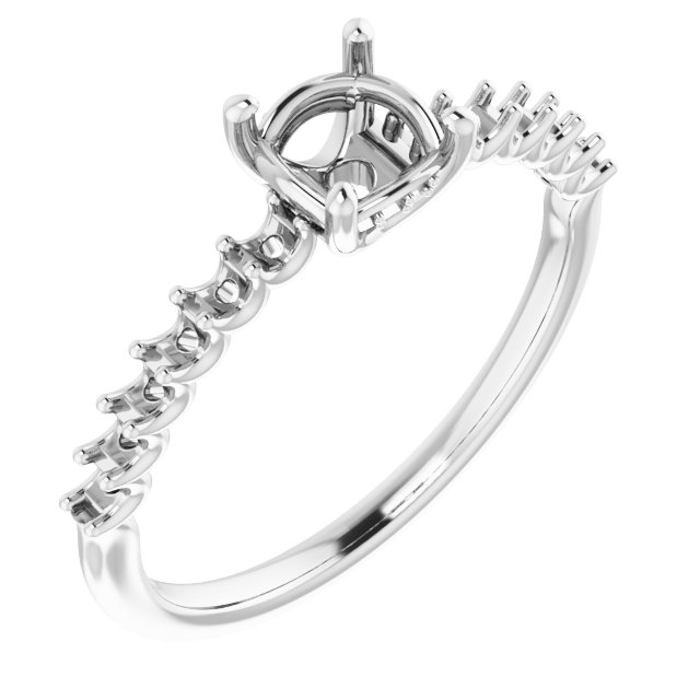 Accented Engagement Ring