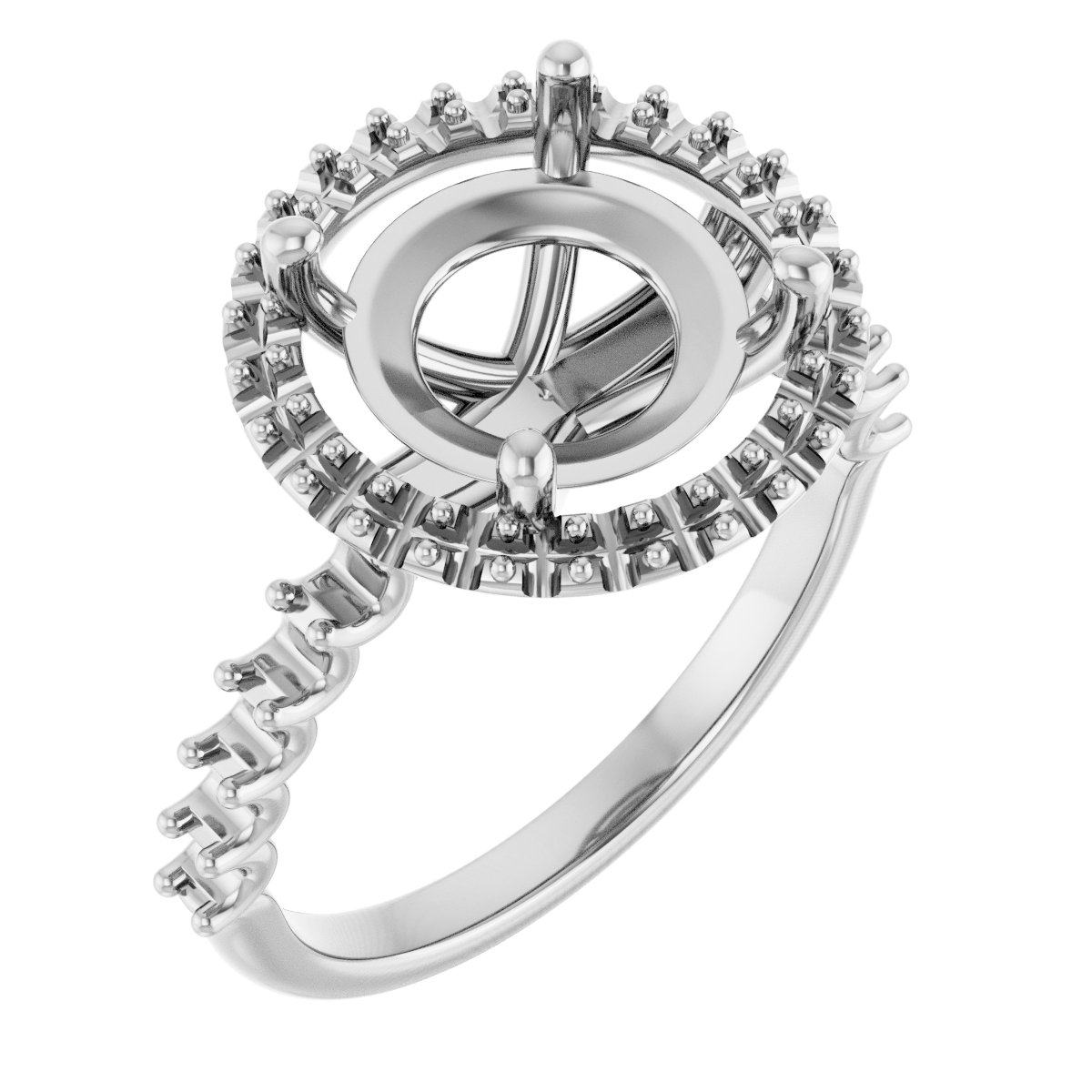 Halo-Style Engagement Ring