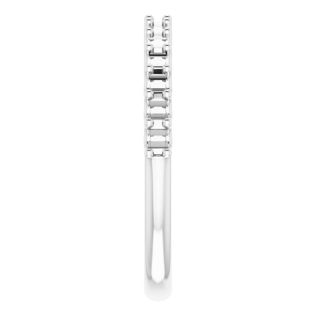 Band Mounting for 10x10 mm Heart Ring view 4