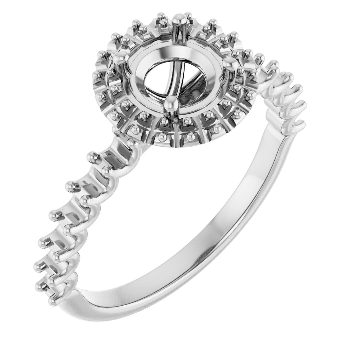 Halo-Style Engagement Ring