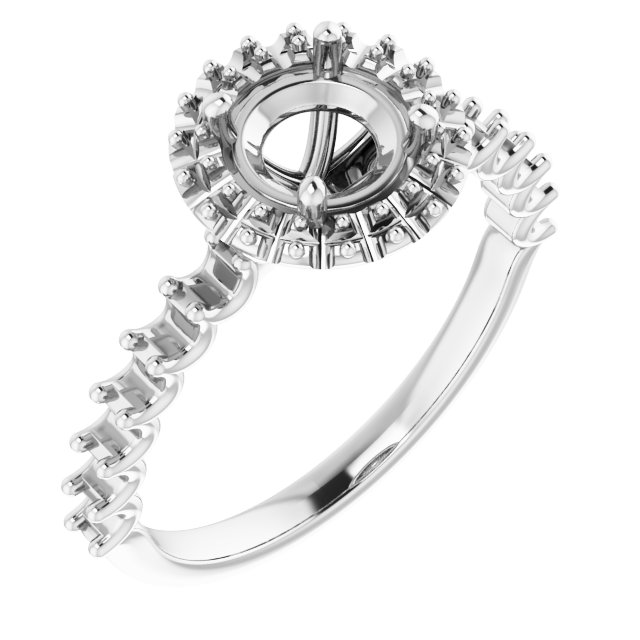 Halo-Style Engagement Ring