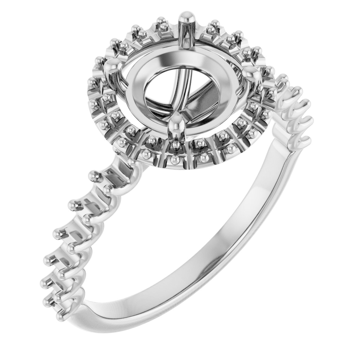 Halo-Style Engagement Ring