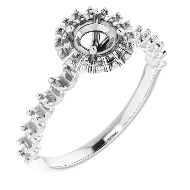 Halo-Style Engagement Ring