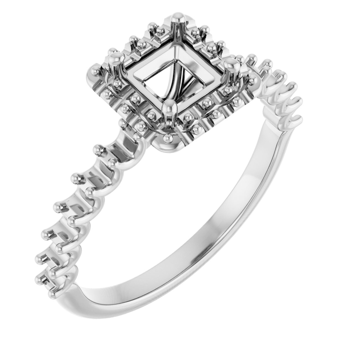 Halo-Style Engagement Ring