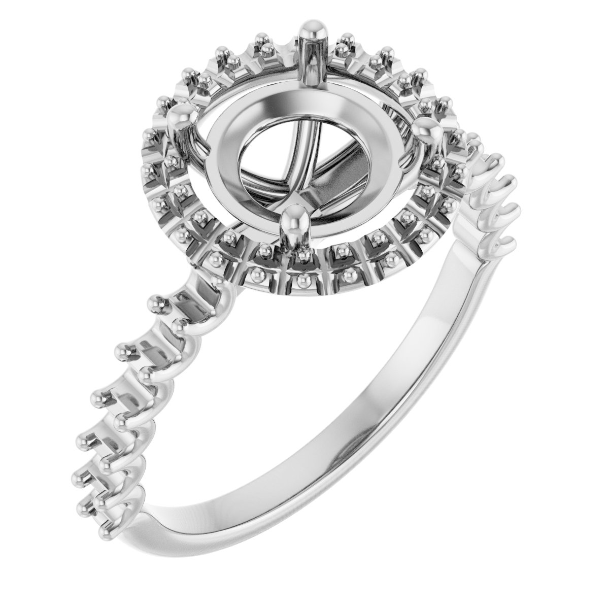 Halo-Style Engagement Ring