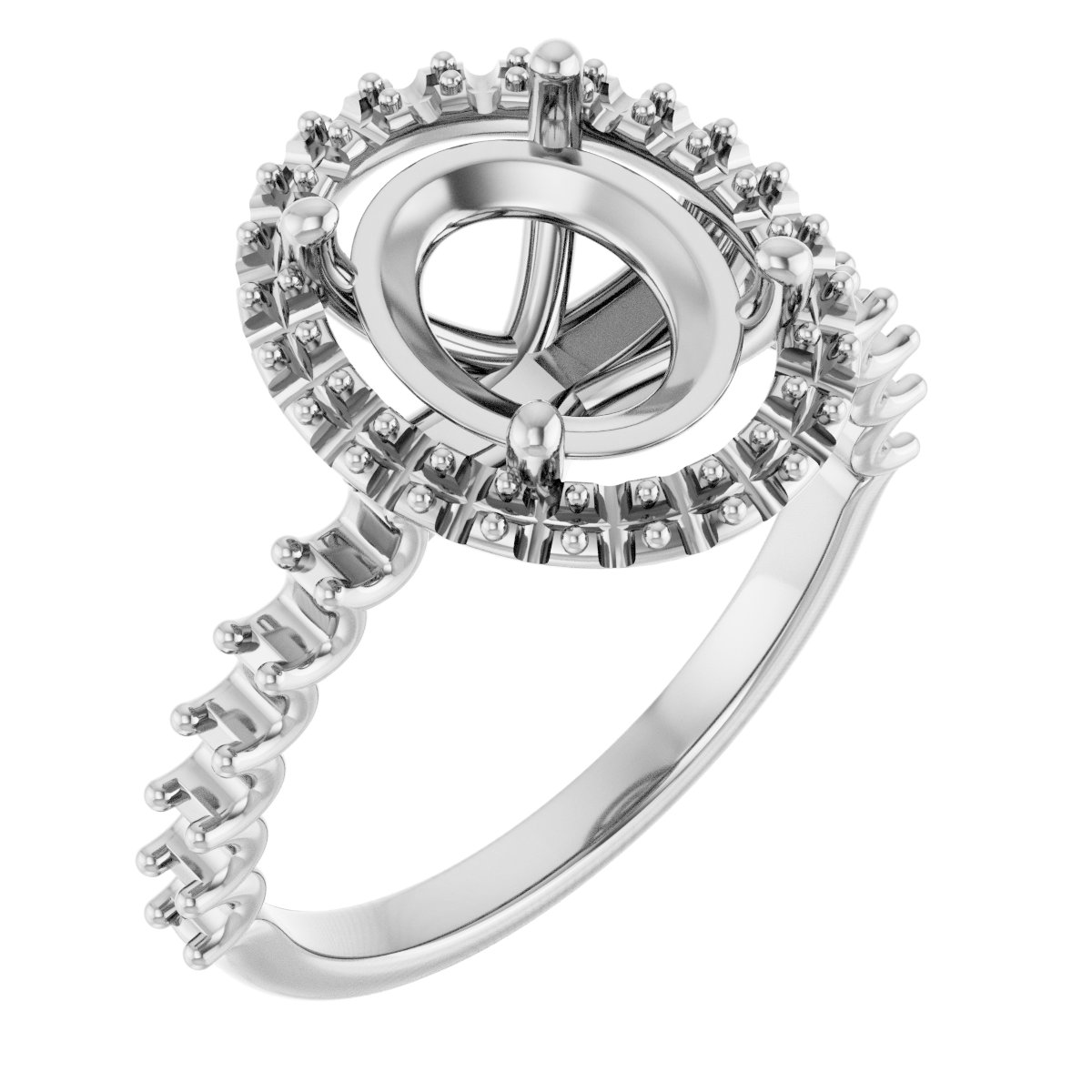 Halo-Style Engagement Ring