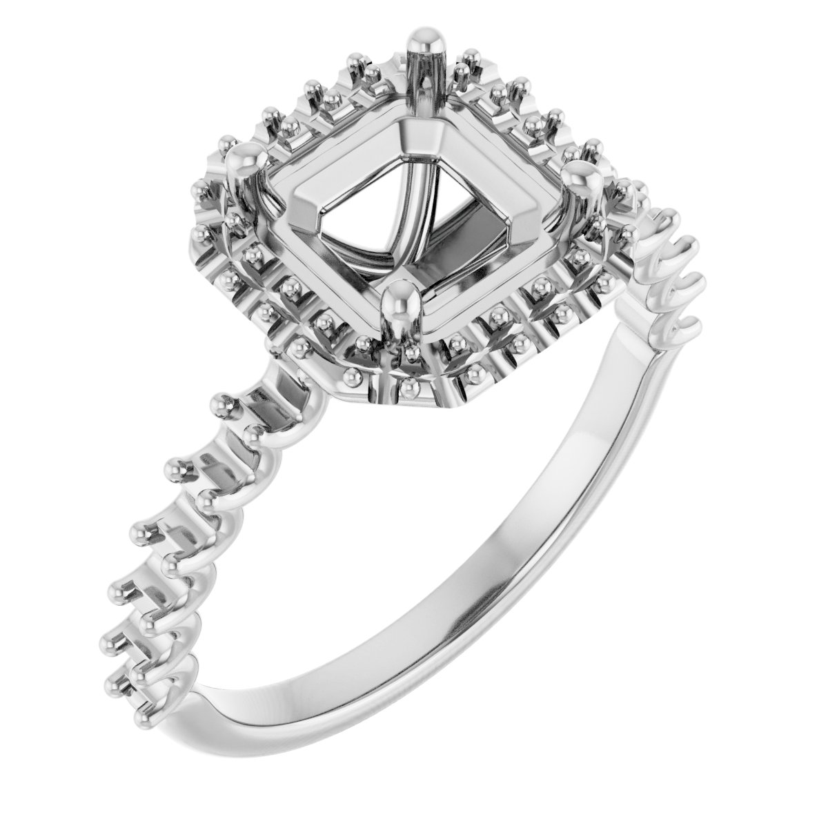 Halo-Style Engagement Ring