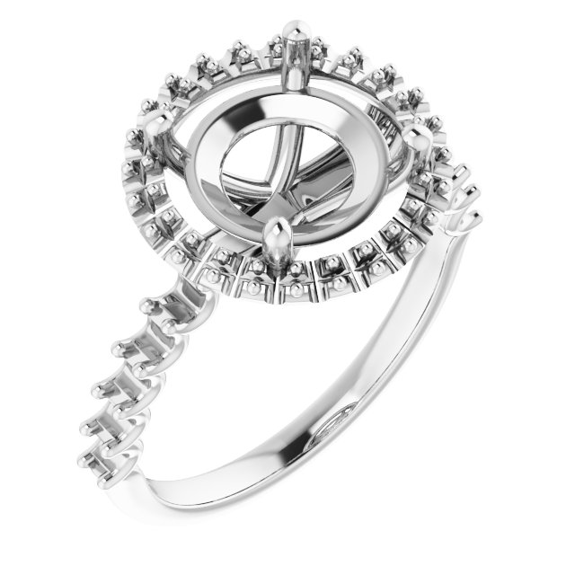 Halo-Style Engagement Ring