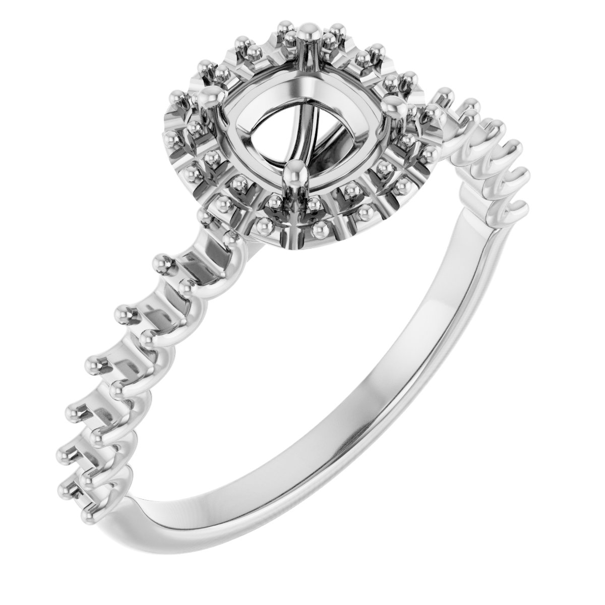 Halo-Style Engagement Ring