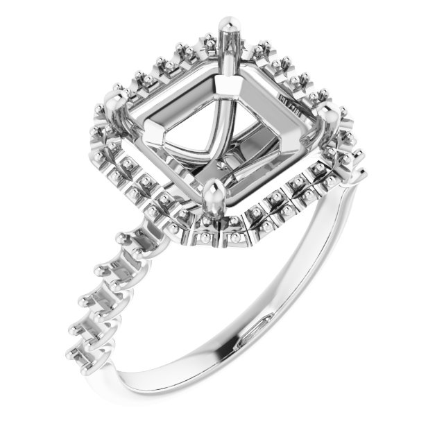 Halo-Style Engagement Ring
