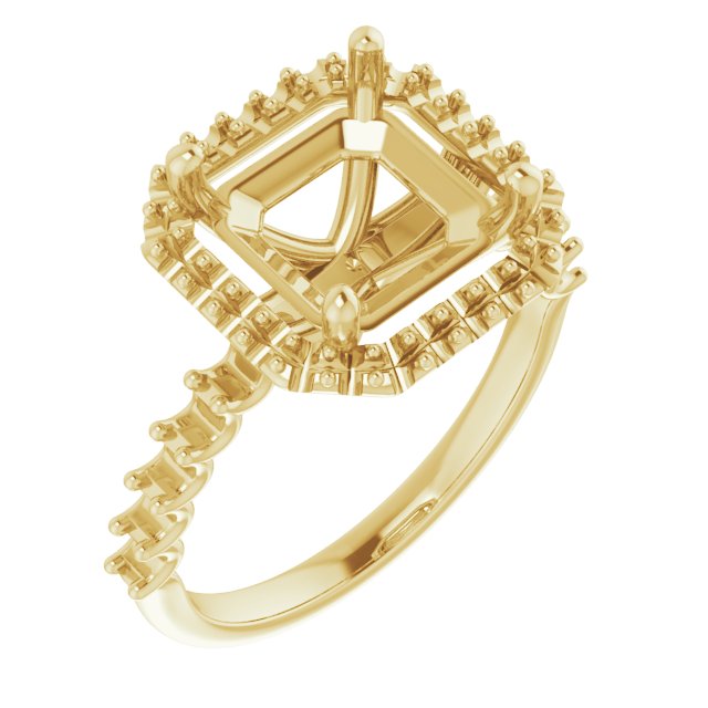 Halo-Style Engagement Ring