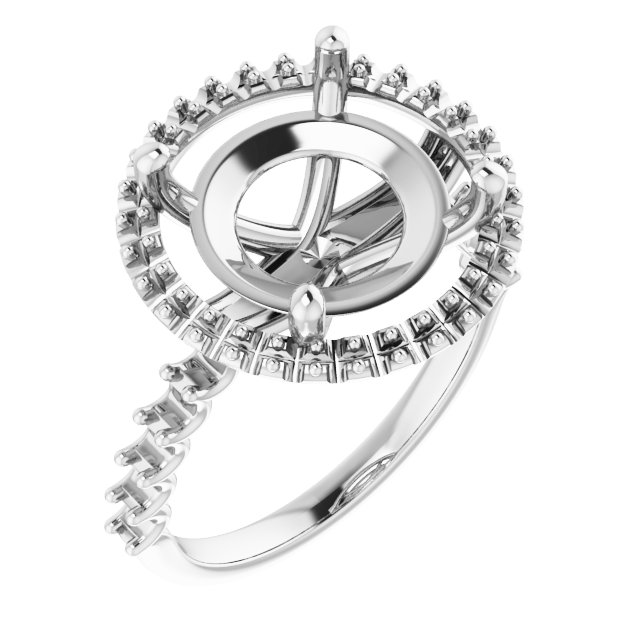 Halo-Style Engagement Ring