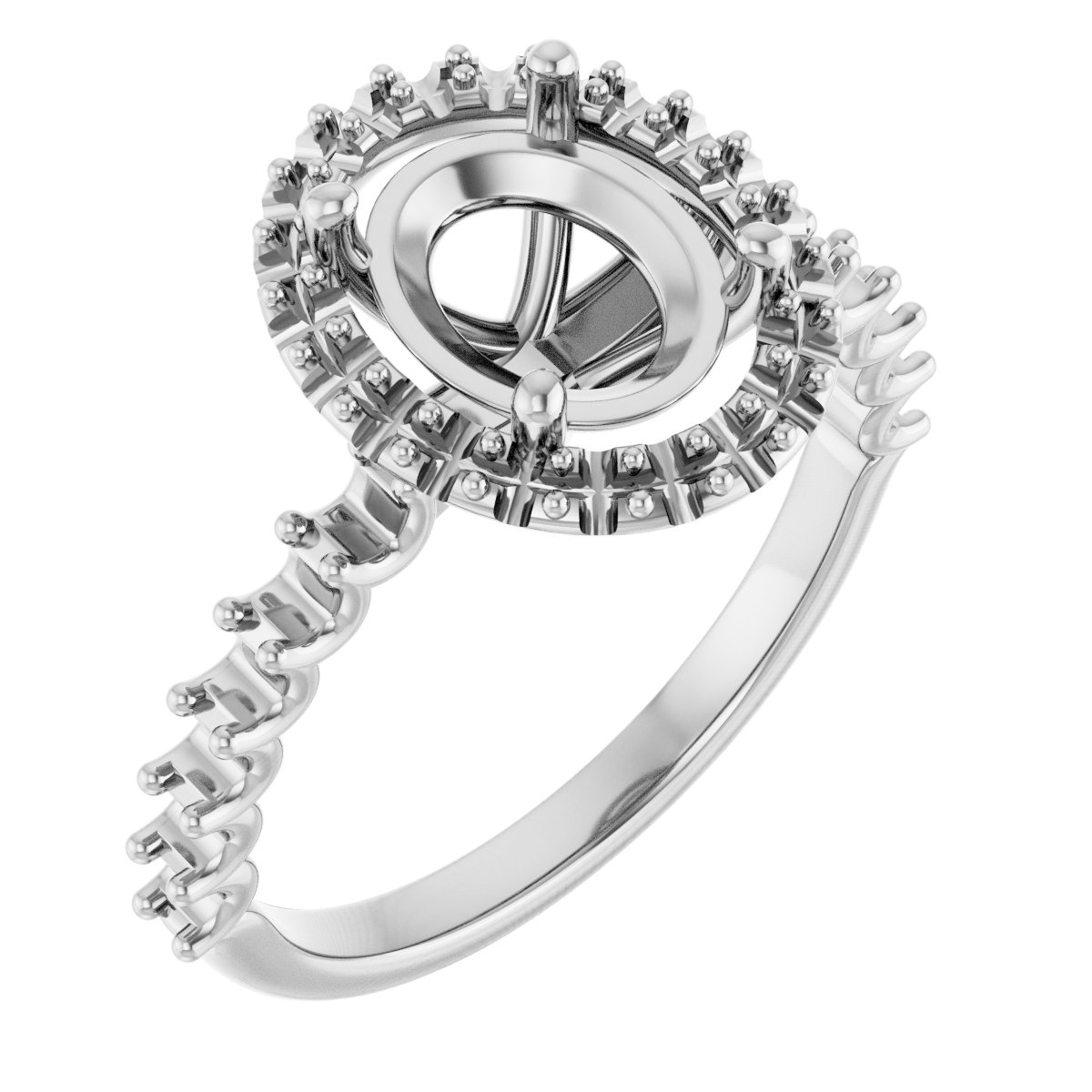 Halo-Style Engagement Ring