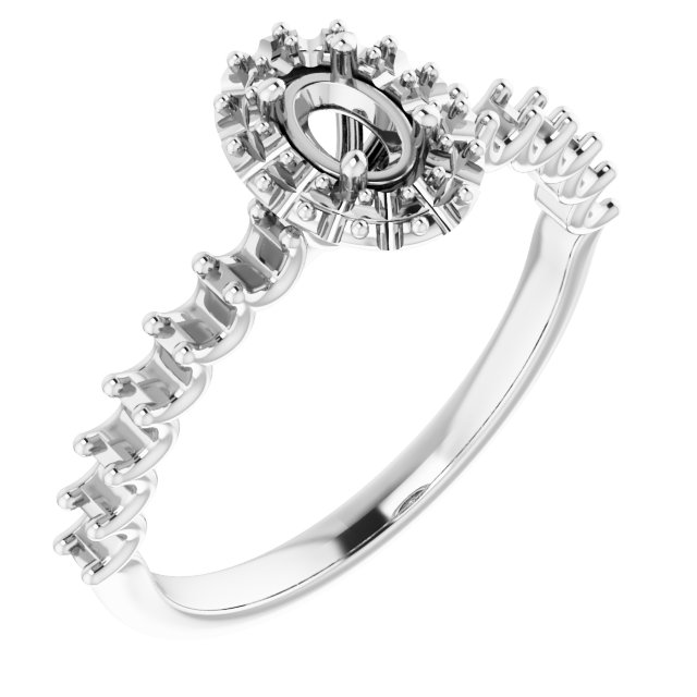 Halo-Style Engagement Ring