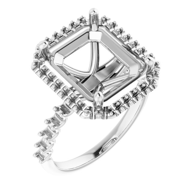 Halo-Style Engagement Ring